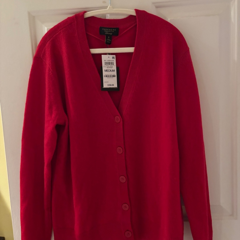 Charter Club Women's 100% Cashmere Cardigan,